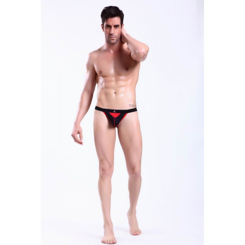 Mesh Patch Thong - UNIQUELY MALE