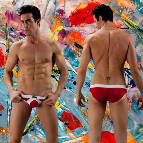Silky Nylon Pouch Bikini - UNIQUELY MALE