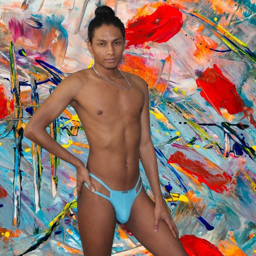 Two Band Faux Thong - UNIQUELY MALE