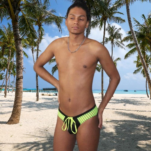 Mesh Thong Swimwear - UNIQUELY MALE