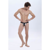 Two Tone Mesh Cotton Thong - UNIQUELY MALE