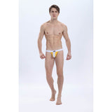 Two Tone Mesh Cotton Thong - UNIQUELY MALE