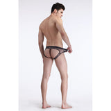 Mesh Peek-A-Boo Jock Strap - UNIQUELY MALE